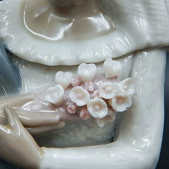 Lladro Black Legacy Collection Wedding Couple 5835 I Do Cake Topper No Box - Picture 5 of 11